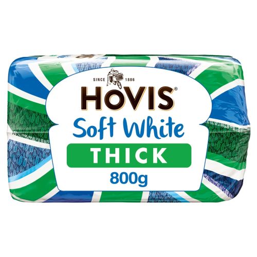 Hovis Soft White Thick 12x800g