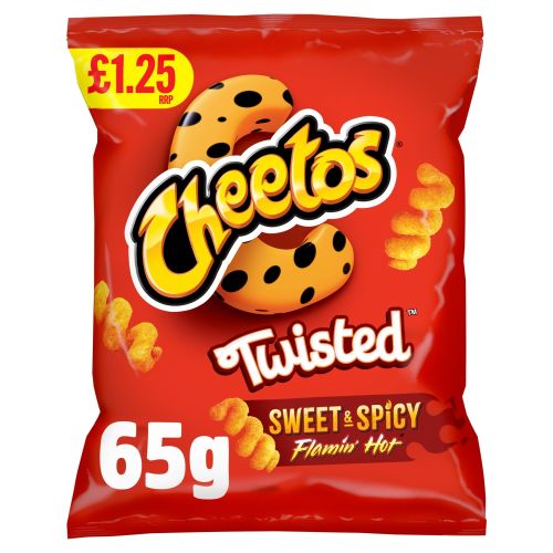 Cheetos Twisted Flamin Hot 18x65g PM1.25