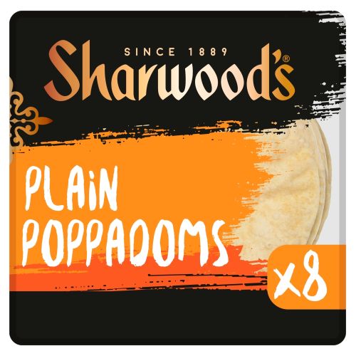 Sharwoods Ready To Eat Poppadoms 5x72g