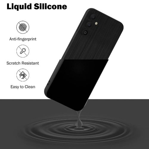 Liquid Silicone Case Samsung Galaxy S22 Black 1x1