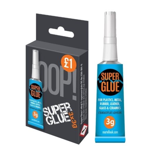 3pk Superglue 72x1x1s PM £1