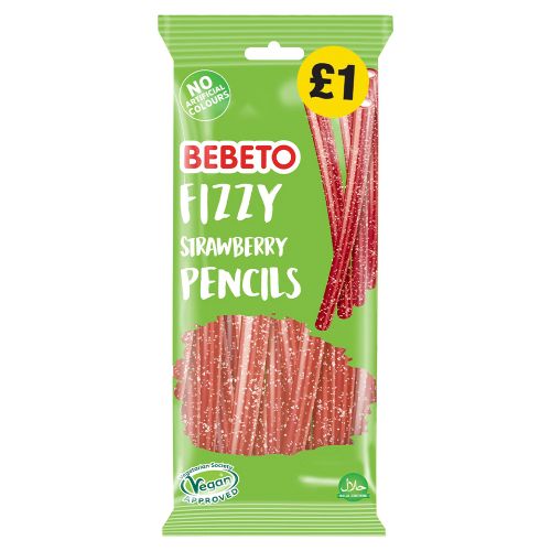 Bebeto Pencils Fizzy Strawberry 12x160g PM £1