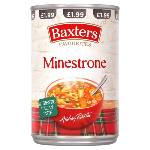 Baxters Minestrone 12x400g PM £1.99