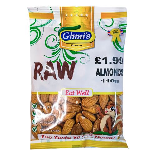 Ginnis Almonds 10x110g PM £1.99