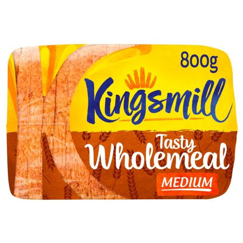 Kingsmill Wholemeal Medium Bread 1x800g