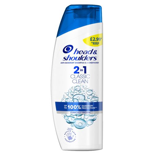 Head & Shoulders 2in1 Classic Clean 250ml 6x250ml PM £2.99