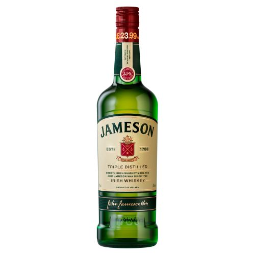 Jameson Irish Whiskey 1x70cl PM £23.99