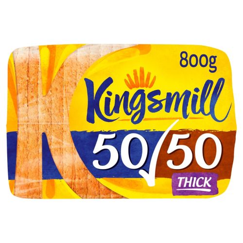 Kingsmill 50/50 Thick Bread 1x800g