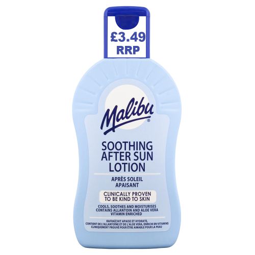 Malibu Soothing After Sun Lotion 6x200ml PM £3.49