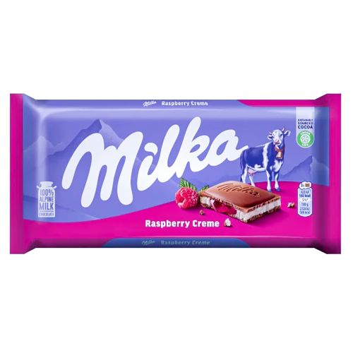 Milka Milk & Raspberry Chocolate 1x100g