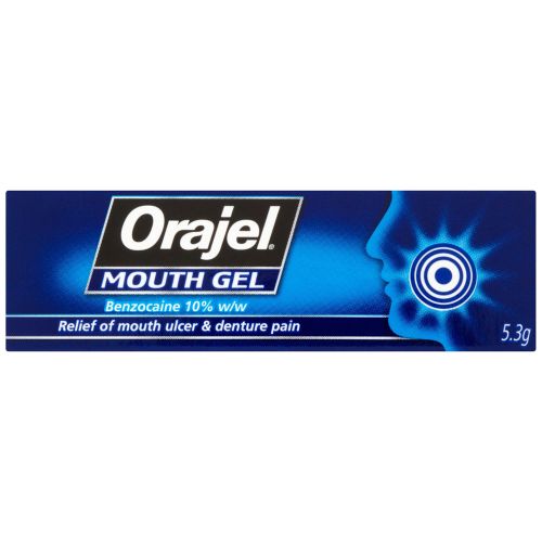 Orajel Rapid Toothache Relief Gel 12x5.3g