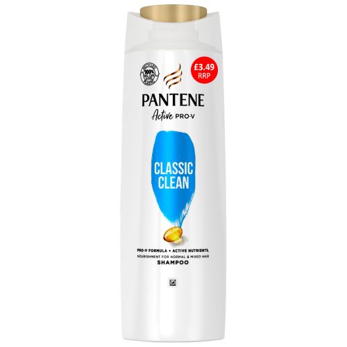 Pantene Classic Clean Shampoo 6x400ml PM £3.49