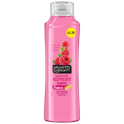 Alberto Balsam Raspberry Shampoo 6x350ml PM £1.20