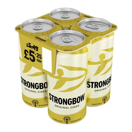 Strongbow Original Cider 6x4x440ml PM 4 For £5.25